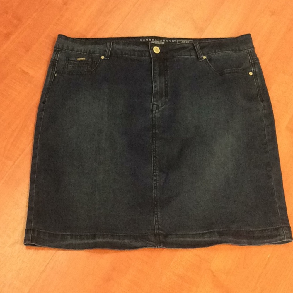 Jean skirt plus sizes